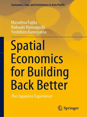 cover image of Spatial Economics for Building Back Better